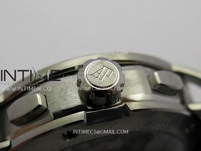 Code 11.59 Chrono 26393 SS APSF 1:1 Best Edition Black Dial On Black Leather Strap Super Clone SA4401